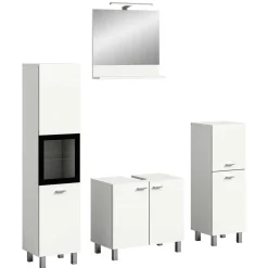 Badmöbel-Kombi in Weiß - Harmone (vierteilig)