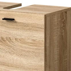 Badmöbel-Set in Sonoma-Eiche - Hoxtona (dreiteilig)