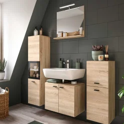 Badmöbelset komplett - Hoxtona (vierteilig)
