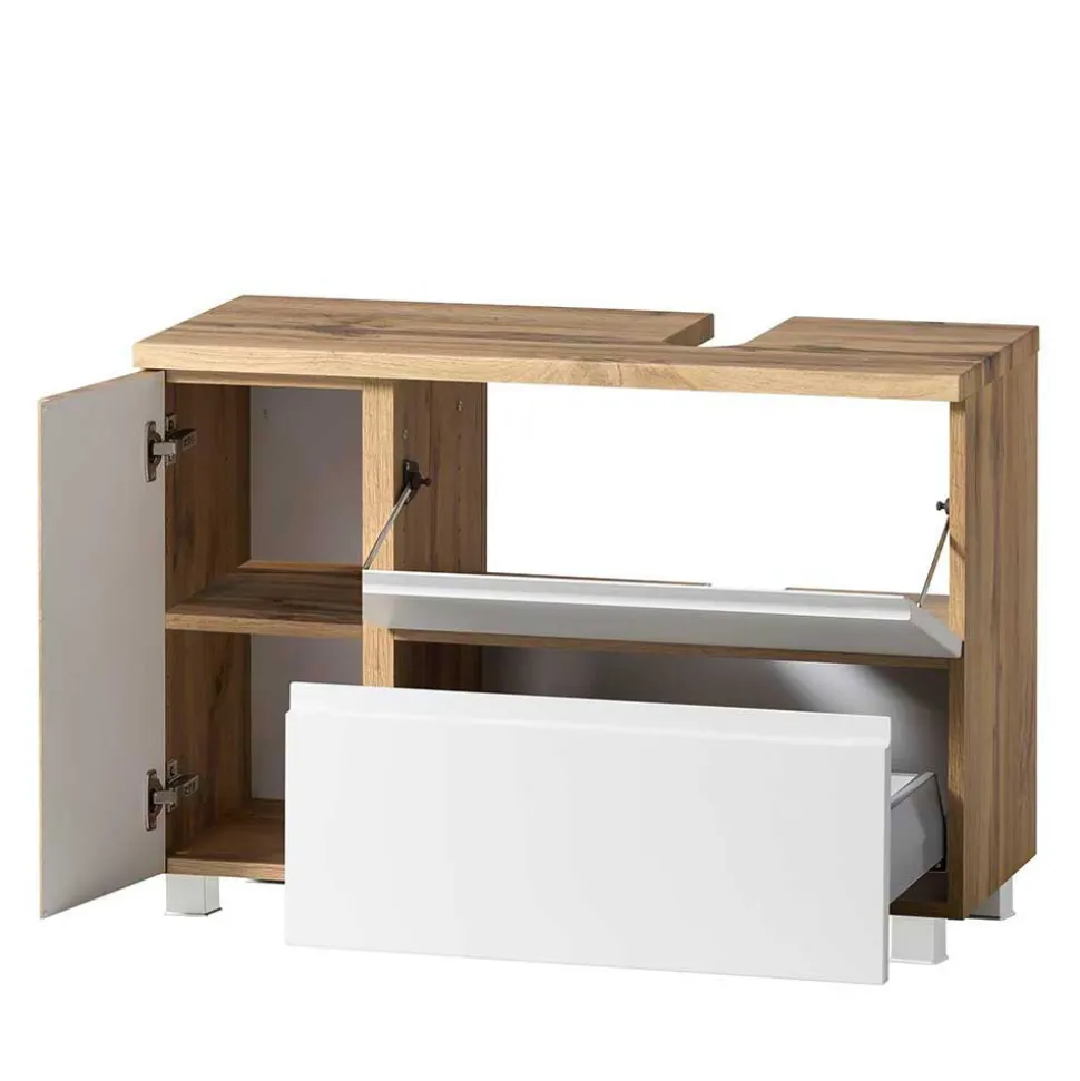 Badschrank für Waschbecken in der Größe 85x59x35 cm - Eight