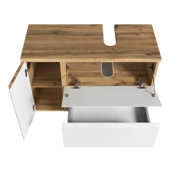 Badschrank für Waschbecken in der Größe 85x59x35 cm - Eight