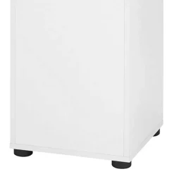 Badschrank in Weiß mit Wildeiche - Alenta