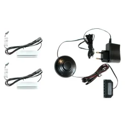 Badschrank mit Glaseinsatz - Hoxtona