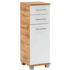 Badschrank mit Tür & zwei Schubladen - Kristiv