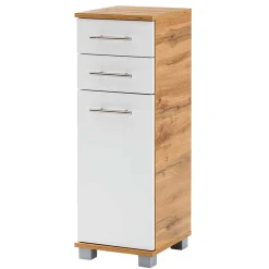Badschrank mit Tür & zwei Schubladen - Kristiv