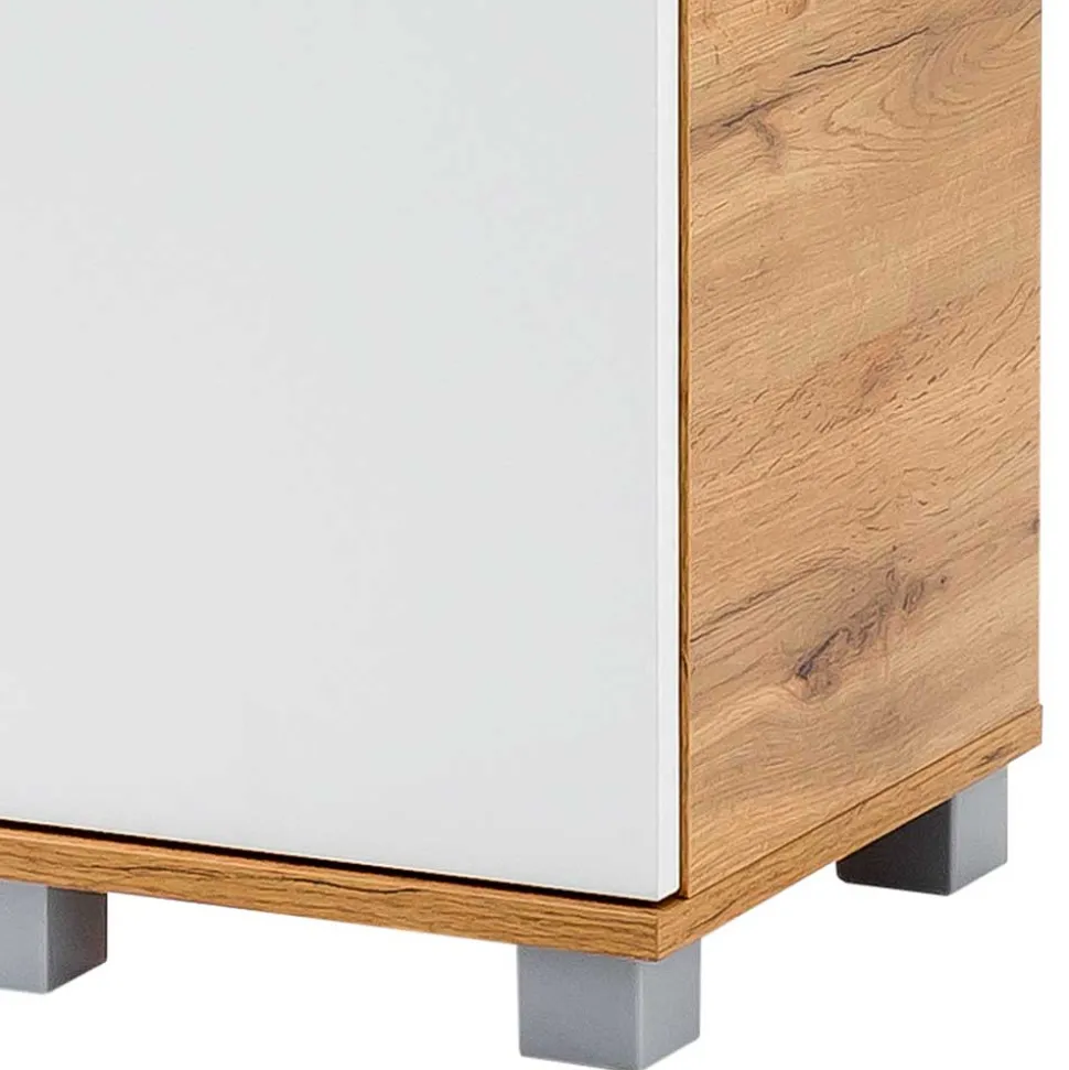 Badschrank mit Tür & zwei Schubladen - Kristiv