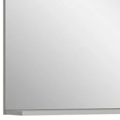 Badspiegel in Grau mit Ablagen - Racapulco