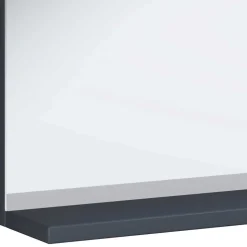 Badspiegel mit Ablage in Anthrazit - Rondja