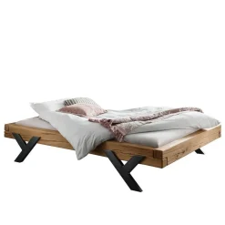 Balkenbett aus Eichenholz ohne Kopfteil - Rovina