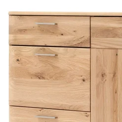Balkeneiche Kombikommode mit 4 Schubladen - Mabasa
