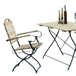 Balkon Sitzgruppe Florian aus Robinie massiv (fünfteilig)