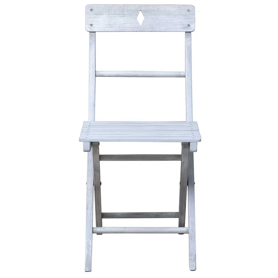 Balkon Sitzgruppe in Grey Wash - Paisly (dreiteilig)