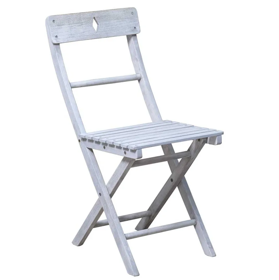 Balkon Sitzgruppe in Grey Wash - Paisly (dreiteilig)