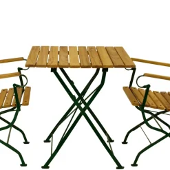 Balkonmöbel Set aus Robinie - Emily (dreiteilig)