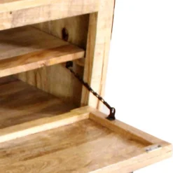 Bank & 2 Garderobenpaneele für Flur - Indri (dreiteilig)