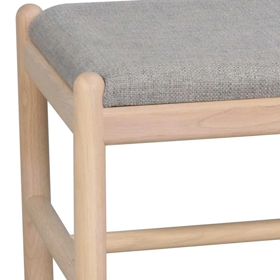 Bank mit einem Sitzplatz in Whitewash Eiche - Ulvinzo