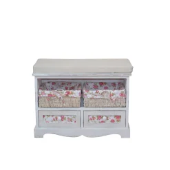 Bankkommode Bahama in Weiß