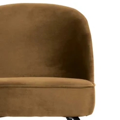 Bar Polsterstuhl in Honigfarben Samt - Labound