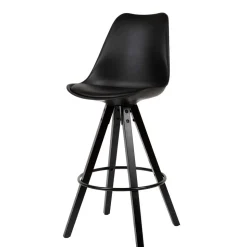 Bar Schalenstühle in Schwarz - Ilussiana (2er Set)