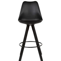 Bar Schalenstühle in Schwarz - Ilussiana (2er Set)