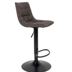 Bar Thekenstühle in Dunkelgrau - Rico (2er Set)