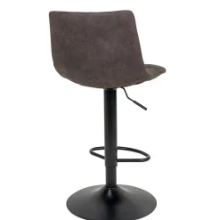 Bar Thekenstühle in Dunkelgrau - Rico (2er Set)