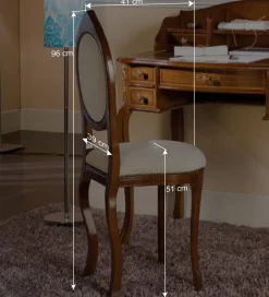 Barock Arbeitszimmer Möbel Natale mit Schreibtisch (zweiteilig)