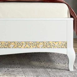 Barock Design Bett & Nachtkommoden - Valganios (dreiteilig)