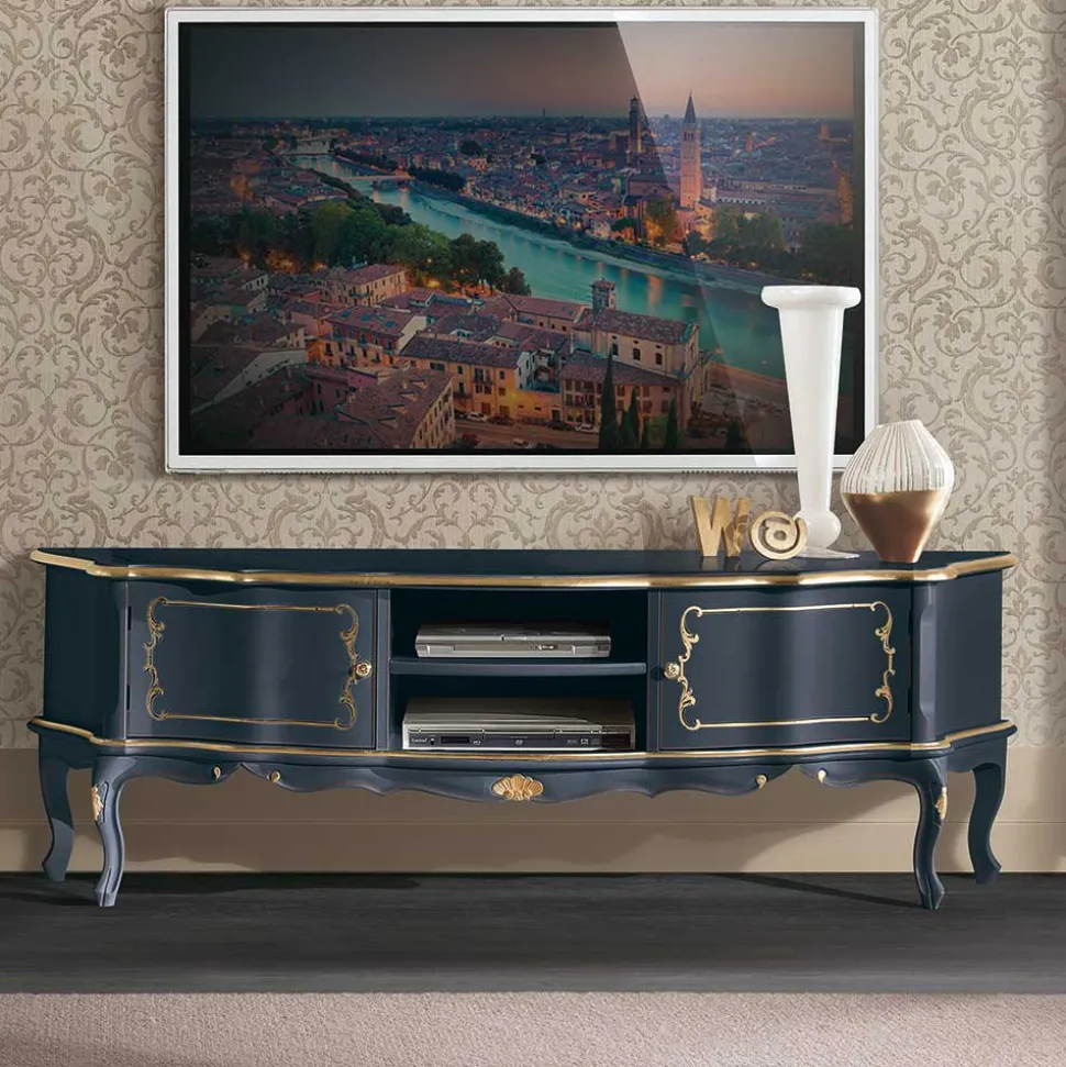 Barock Design TV Wand 325 cm breit - Otaligo (dreiteilig)