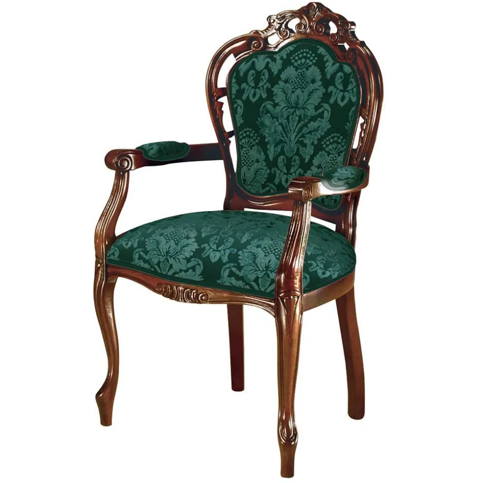 Barock Essgruppe mit fünf Stühlen - Ursanna (sechsteilig)