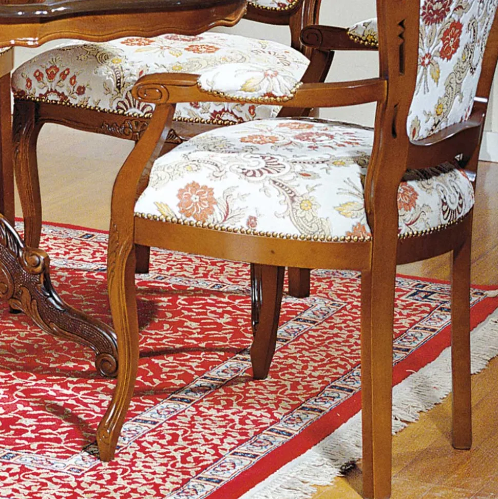 Barock Esszimmer Gruppe Magari mit ovalem Tisch (sechsteilig)