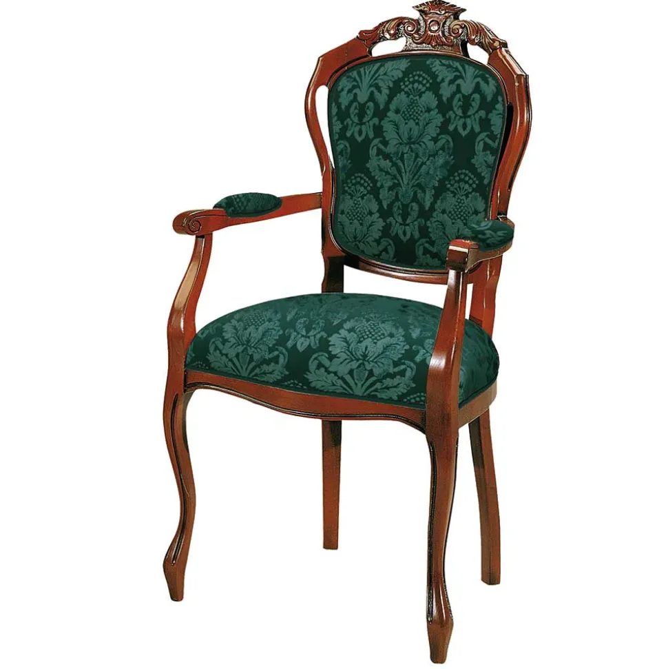 Barock Esszimmerstuhl mit Armlehnen - Vennezo