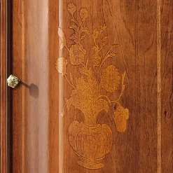 Barock Kombi-Kommode in Nussbaumfarben - Motiz