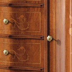 Barock Kombi-Kommode in Nussbaumfarben - Motiz