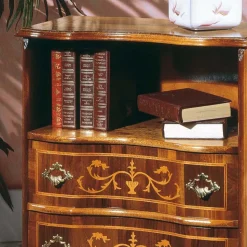 Barock Kommode mit offenem Fach Agosto & 2 Schubladen