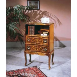 Barock Kommode mit offenem Fach Agosto & 2 Schubladen