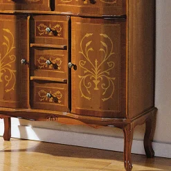 Barocke Kombikommode Agosto mit 5 Schubladen