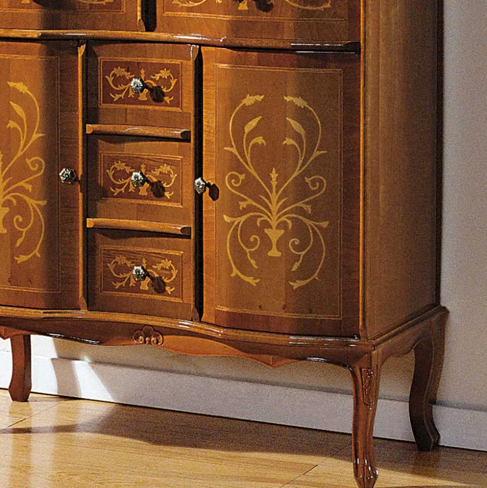 Barocke Kombikommode Agosto mit 5 Schubladen