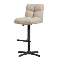 Barstuhl in Beige Boucle - Salmanca (2er Set)