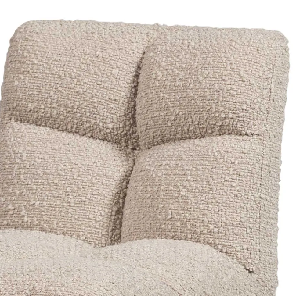 Barstuhl in Beige Boucle - Salmanca (2er Set)