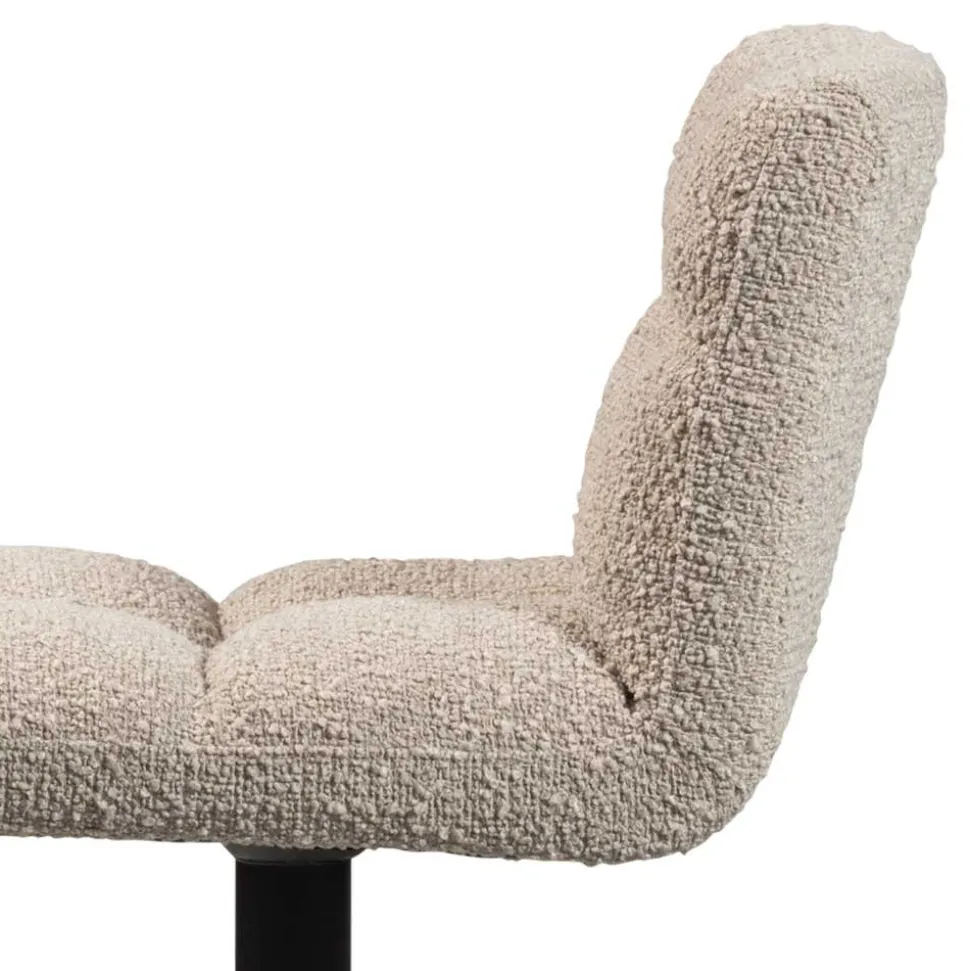 Barstuhl in Beige Boucle - Salmanca (2er Set)