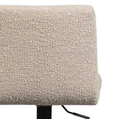 Barstuhl in Beige Boucle - Salmanca (2er Set)