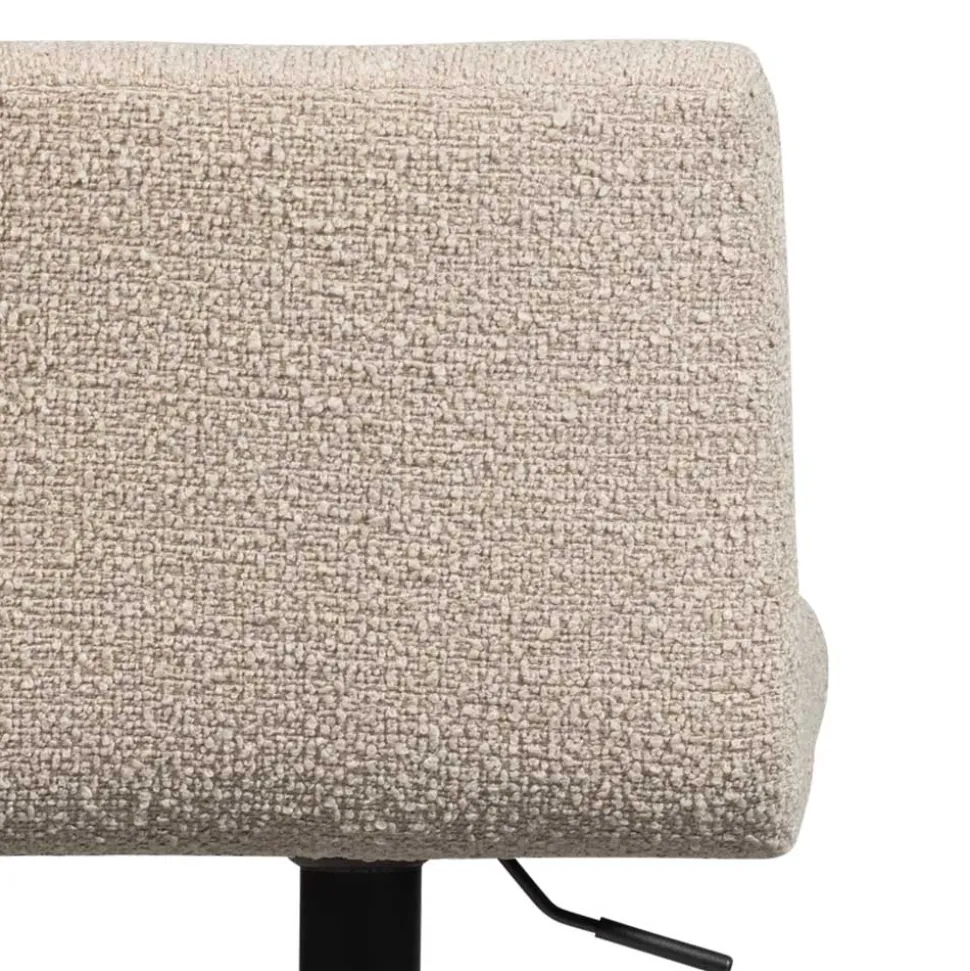 Barstuhl in Beige Boucle - Salmanca (2er Set)
