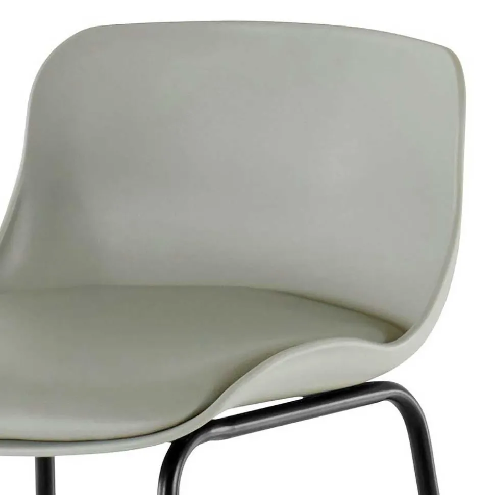 Barstuhl in Grau und Schwarz - Cavanna (2er Set)