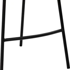 Barstuhl in Lichtgrau Kunstleder - Mayotta