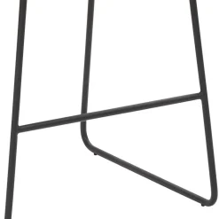 Barstuhl mit Bügelgestell mit Fußablage - Carlot