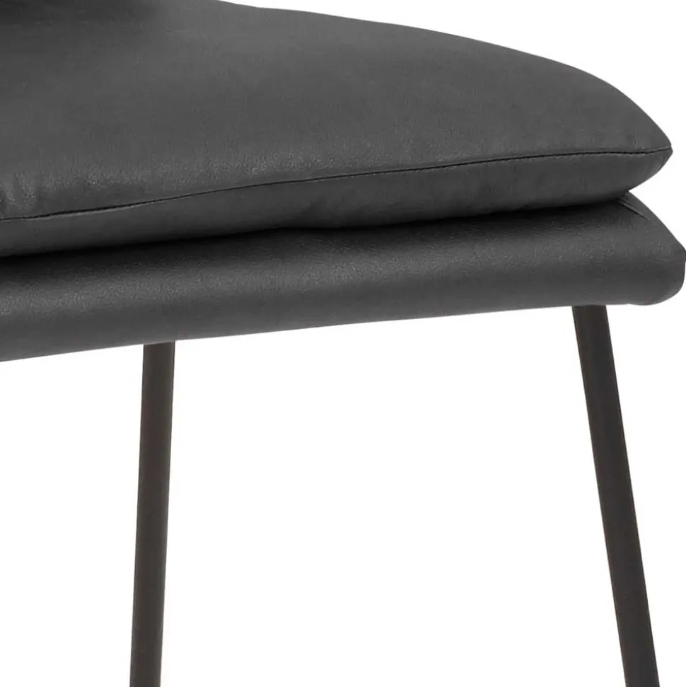 Barstuhl mit Bügelgestell mit Fußablage - Carlot