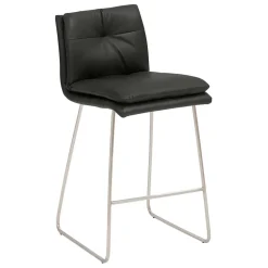 Barstuhl mit Kufengestell Edelstahl modern - Avila