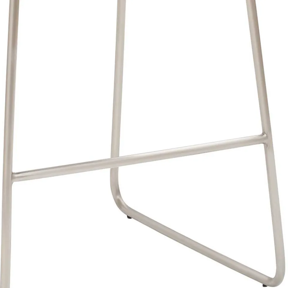 Barstuhl mit Kufengestell Edelstahl modern - Avila