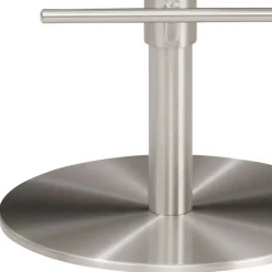 Barstuhl mit Ledersitz in Taupe - Tanko